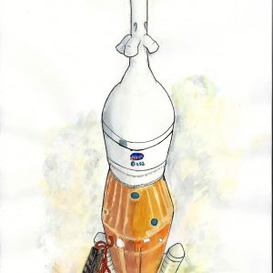 Artemis T+1 - Art Poster - Print