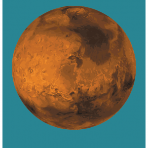 Mars - Art Poster - Print