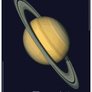 Saturn - Info Poster - Print
