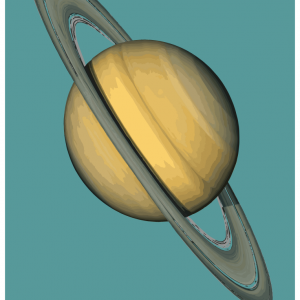 Saturn - Art Poster - Print