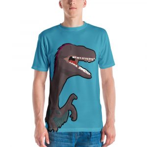 Velociraptor Large Print T-Shirt (Men's)