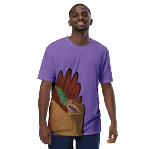 Stegosaurus Large Print T-Shirt (men's)