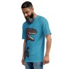 Velociraptor Large Print T-Shirt (Men's) - Image 5