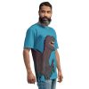 Velociraptor Large Print T-Shirt (Men's) - Image 4