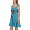 Velociraptor Large Print Skater Dress - Image 5