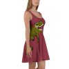 Tyrannosaurus Large Print Skater Dress - Image 4
