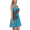 Velociraptor Large Print Skater Dress - Image 6