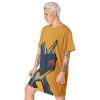 Triceratops Large Print T-shirt dress - Image 3