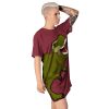 Tyrannosaurus Large Print T-Shirt Dress - Image 2