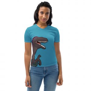 Velociraptor Large Print T-Shirt (Women’s)