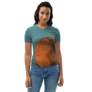 Mars Large Print T-Shirt (womens)