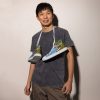 Dinosaur high top canvas shoes (mens) Carnivore Edition - Image 2