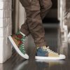 Dinosaur high top canvas shoes (men's) Herbivore Edition - Image 11