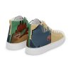 Dinosaur high top canvas shoes (women’s) Herbivore Edition - Image 4