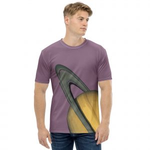 Saturn Large Print T-Shirt (Men's)