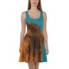 Mars Large Print Skater Dress - Image 3