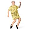 Planets Pattern T-Shirt Dress, Light - Image 7