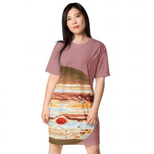 Jupiter Large Print T-shirt dress