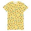 Planets Pattern T-Shirt Dress, Light - Image 5