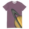 Saturn Large Print T-shirt dress - Image 2