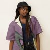 Saturn Large Print Button Shirt (Unisex) - Image 9