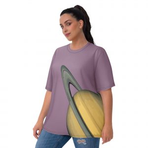 Saturn Large Print T-Shirt (Women's)