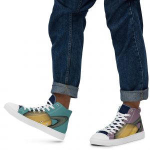 Saturn high top canvas shoes (Men's)