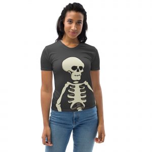 Skeleton Large Print T-Shirt (Women's)