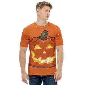 Pumpkin Large Print t-shirt (Men's)
