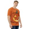 Pumpkin Large Print t-shirt (Men's) - Image 5