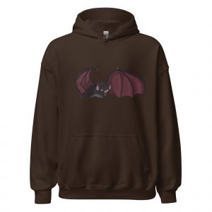 Bat Minimalist Hoodie (Unisex)