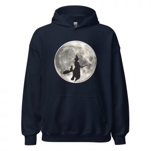 Moon Witch Minimalist Unisex Hoodie
