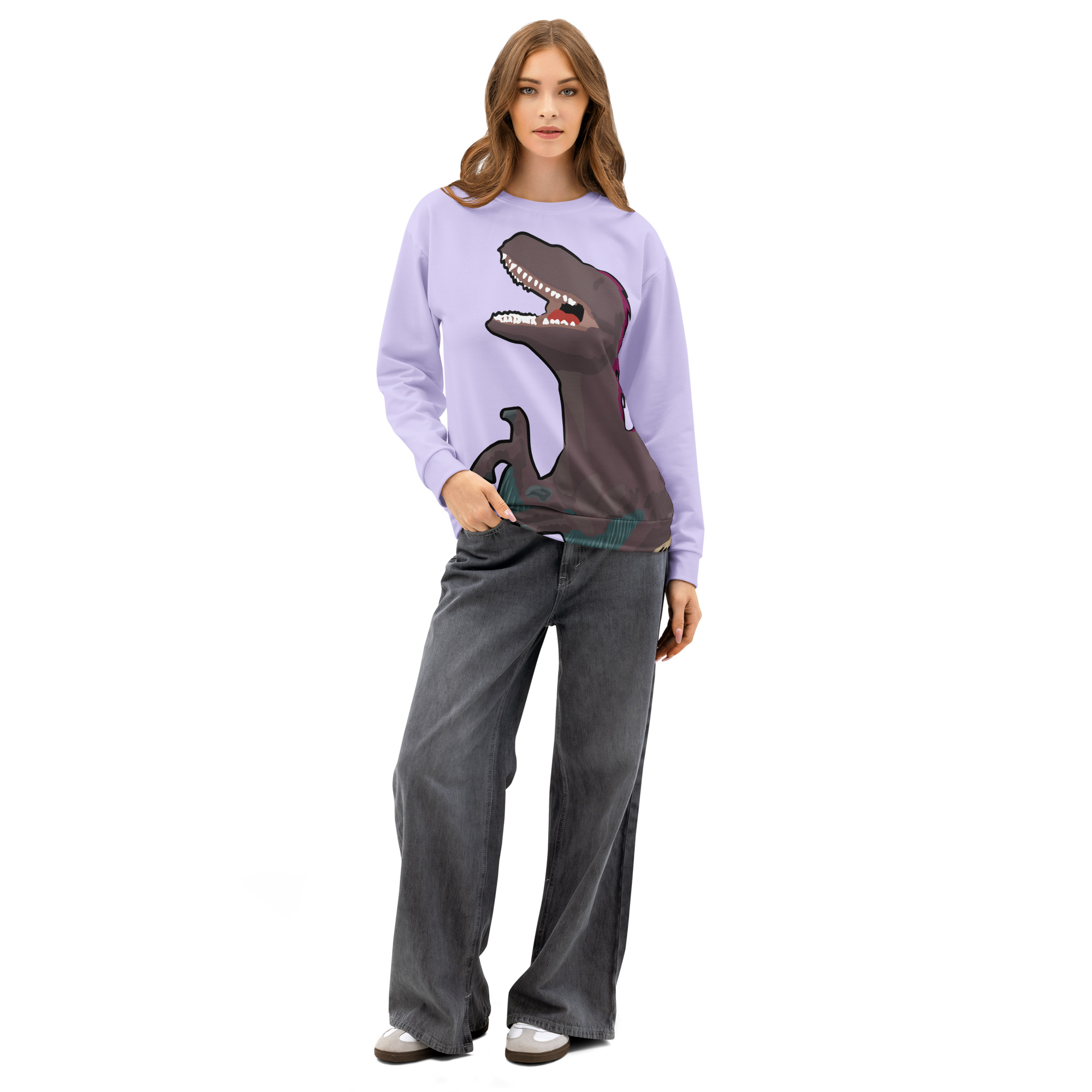 Velociraptor Unisex cotton sweatshirt - Image 6