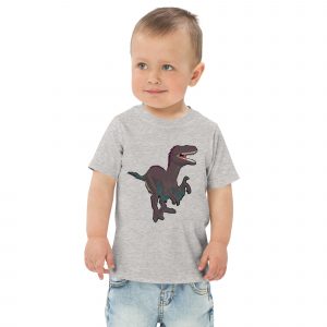Velociraptor Toddler jersey t-shirt