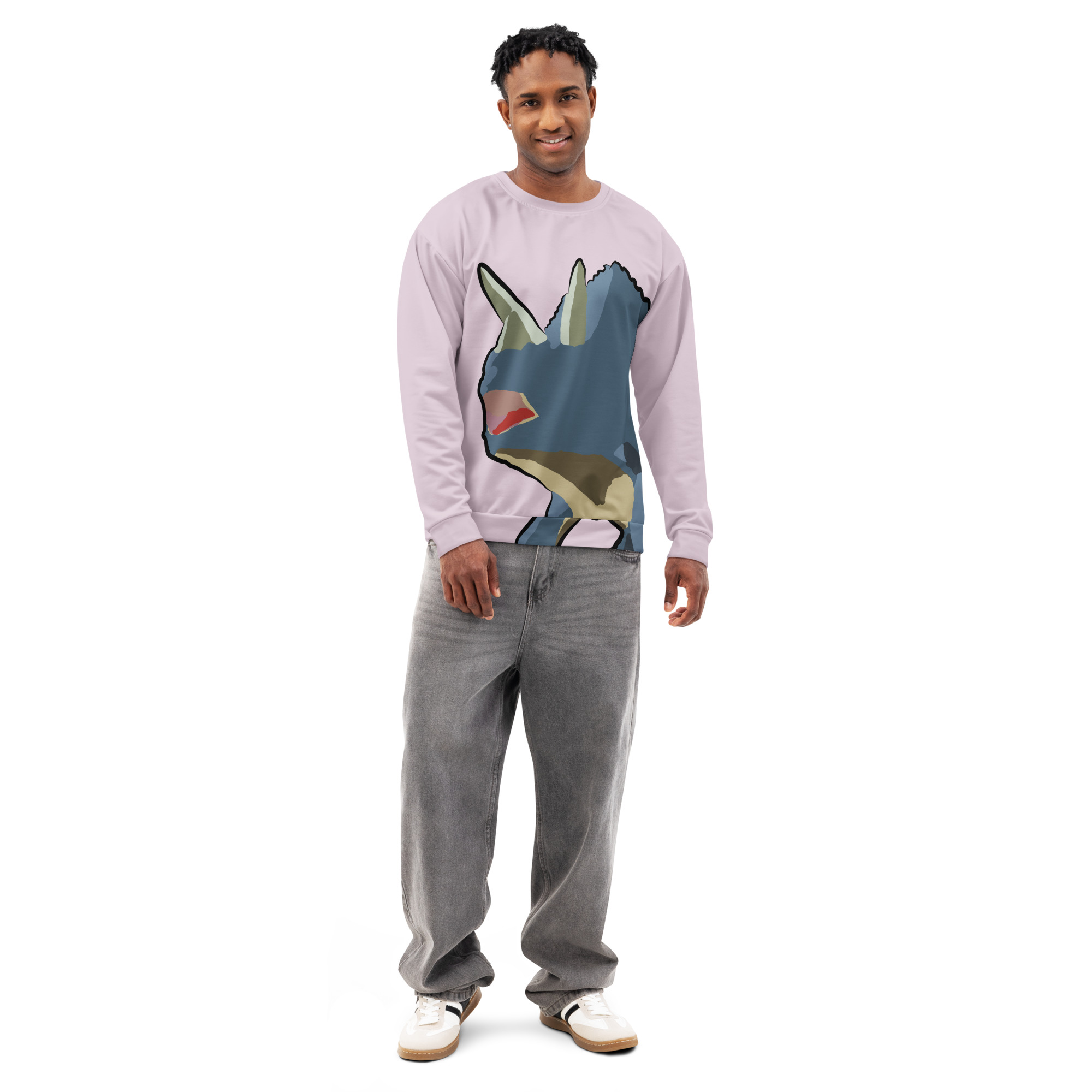 Triceratops Unisex cotton sweatshirt - Image 4