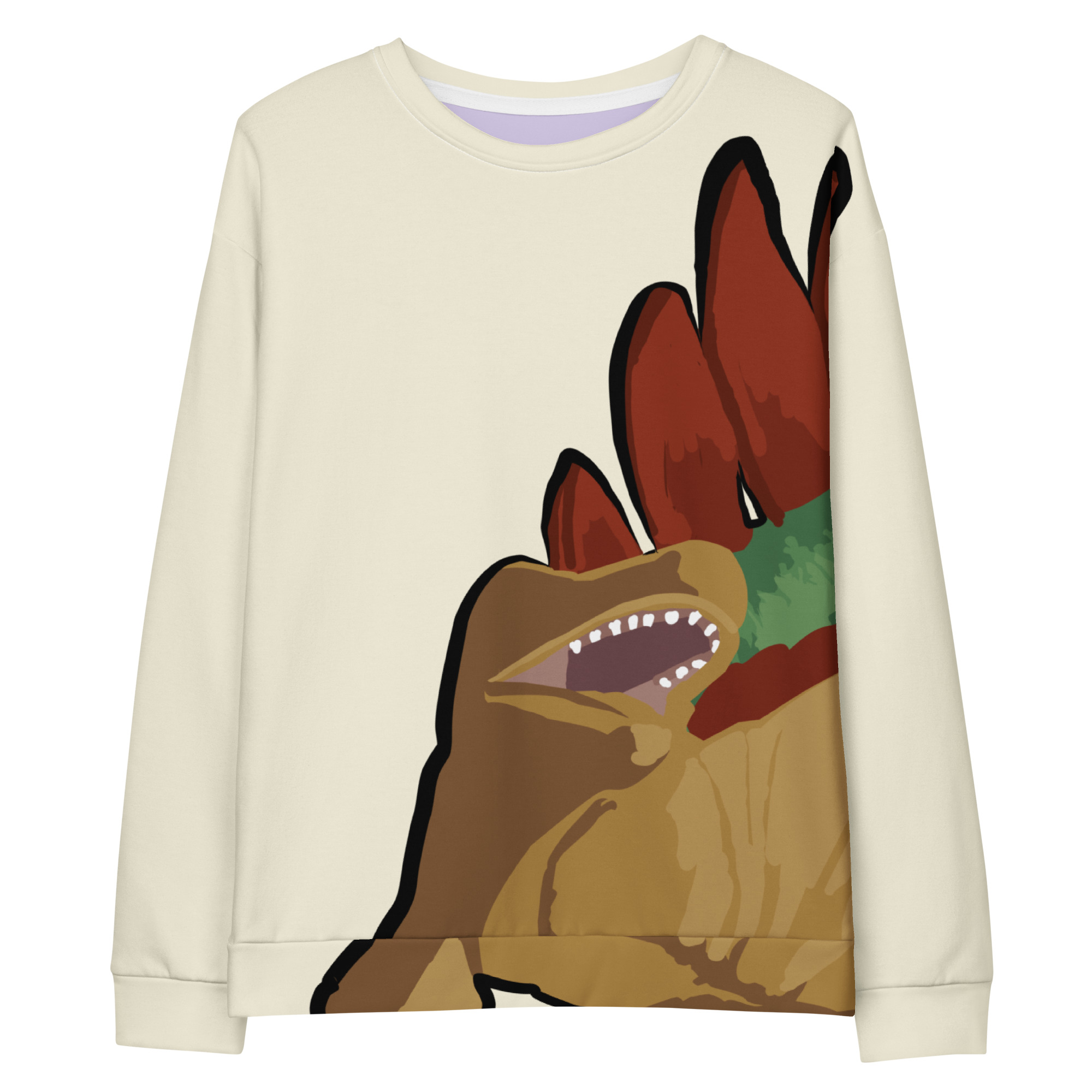 Stegosaurus Unisex cotton sweatshirt - Image 2