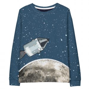 Lunar Orbit Unisex cotton sweatshirt