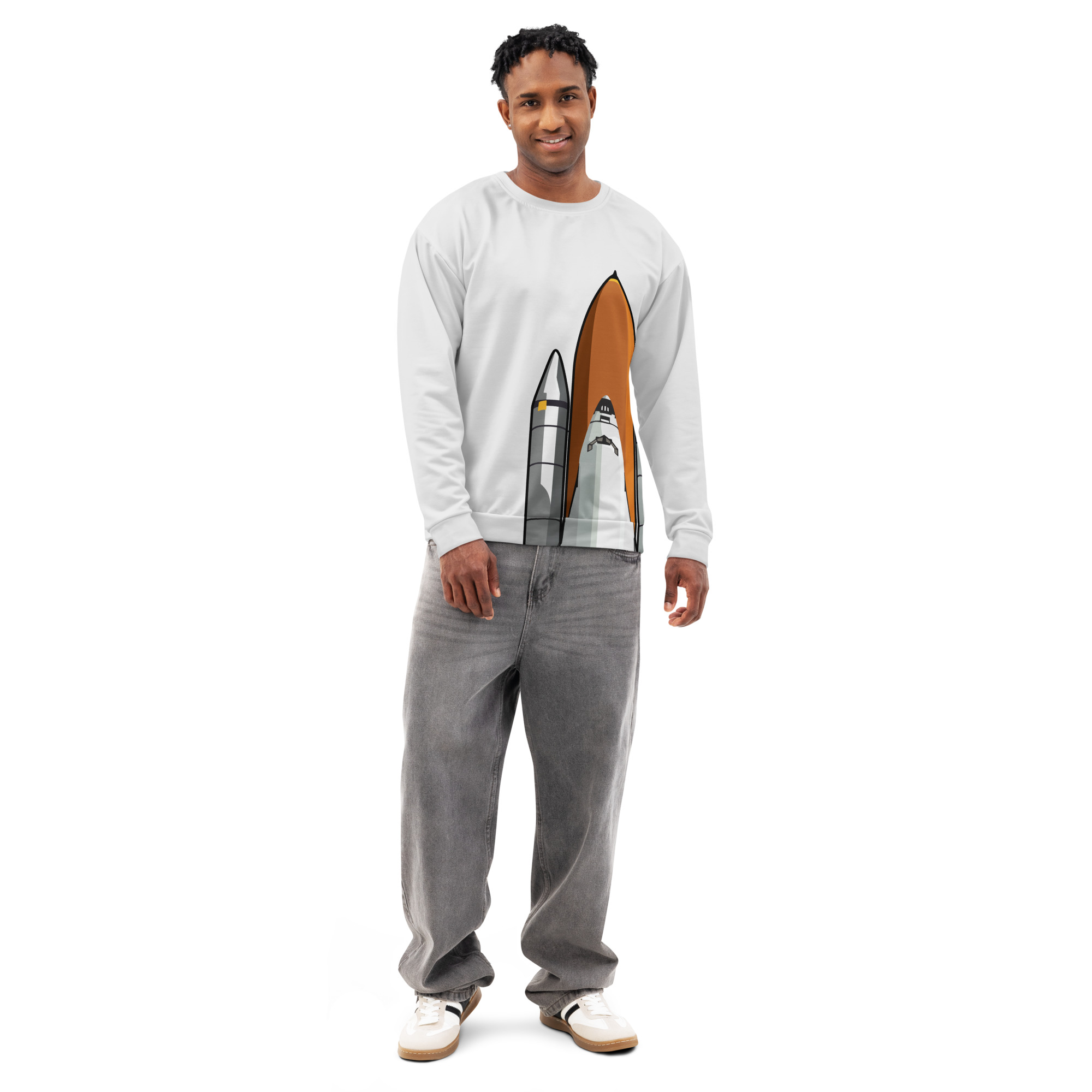 Space Shuttle Unisex cotton sweatshirt - Image 4
