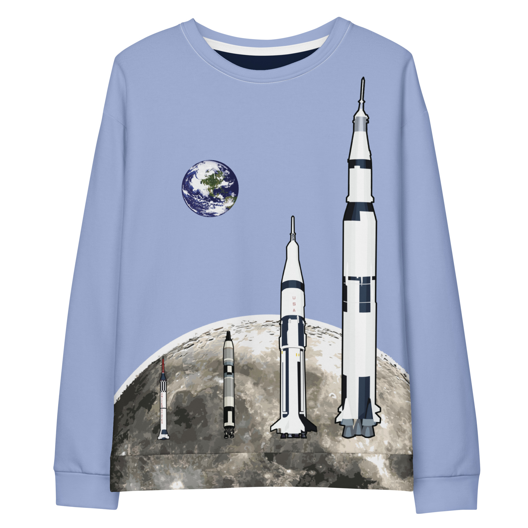 We Choose to Go to The Moon Unisex cotton sweatshirt