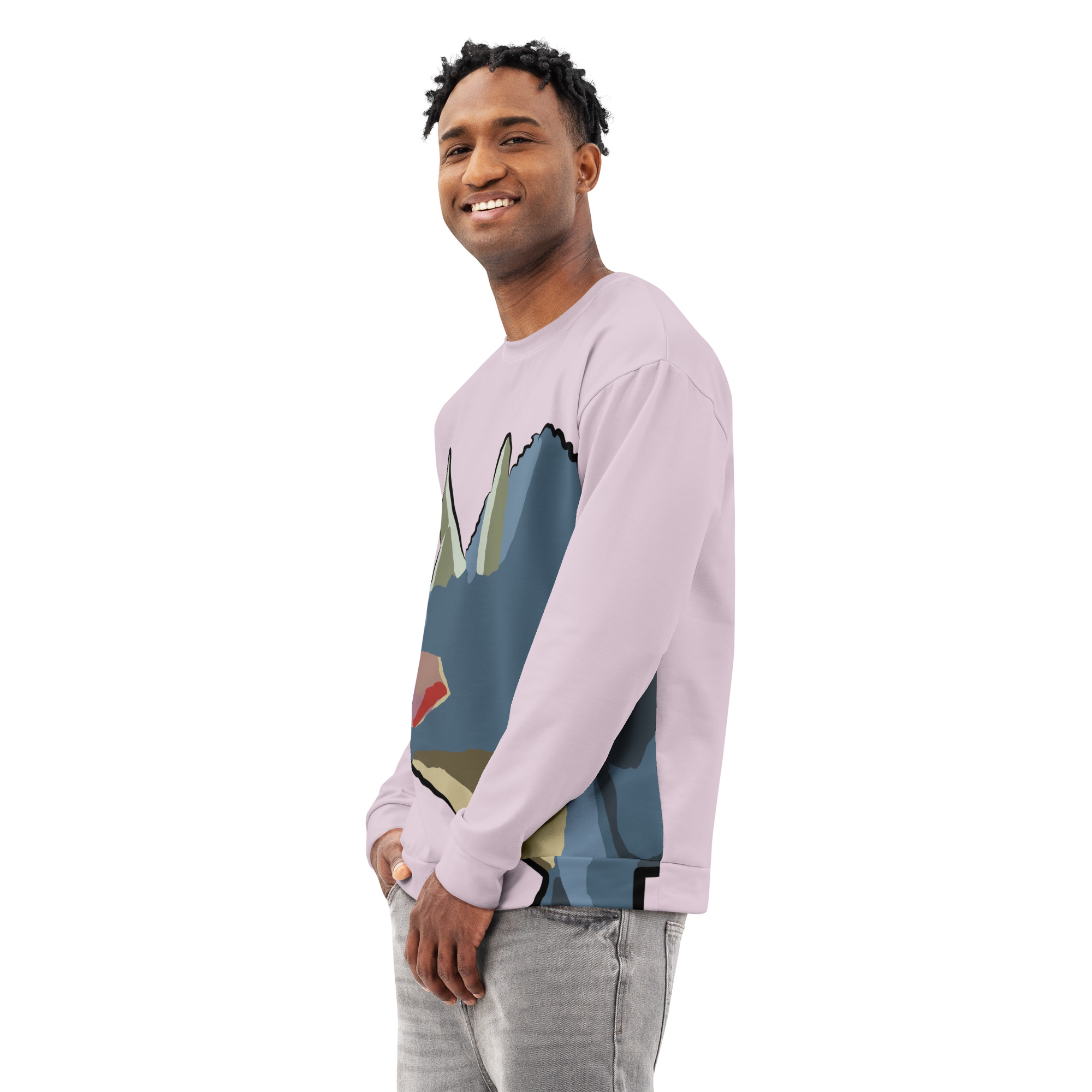 Triceratops Unisex cotton sweatshirt - Image 9