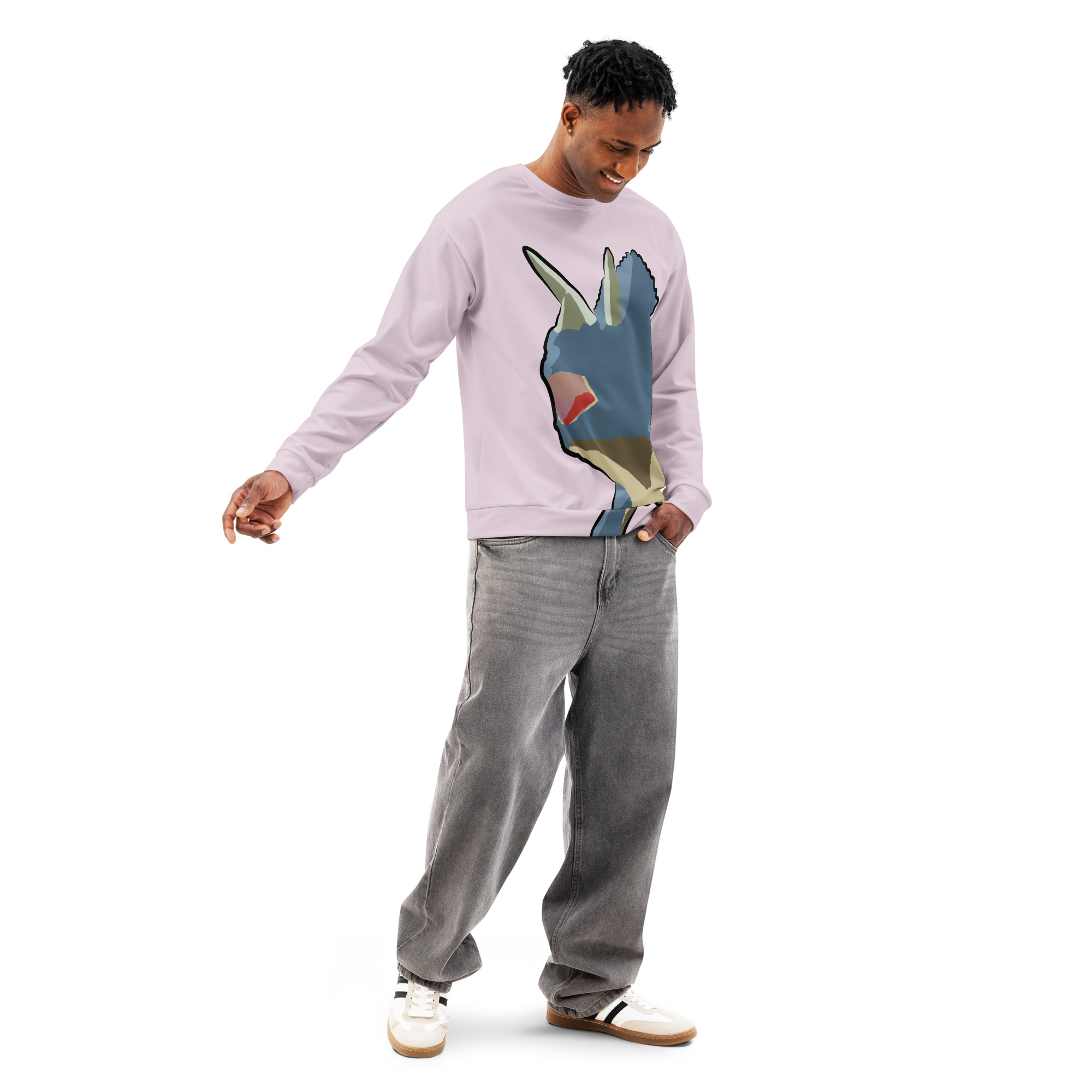 Triceratops Unisex cotton sweatshirt - Image 10