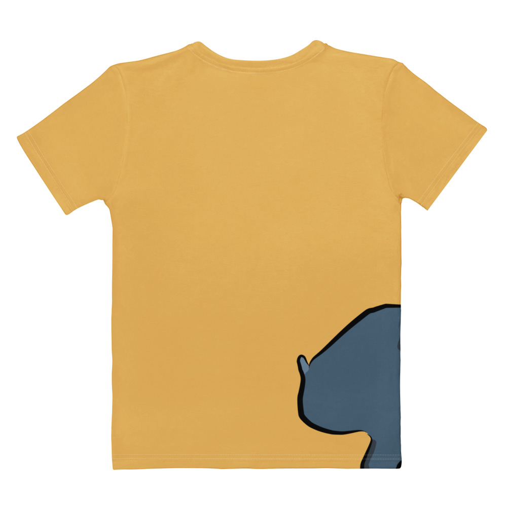 Triceratops cotton crew neck t-shirt (Women's) - Image 2