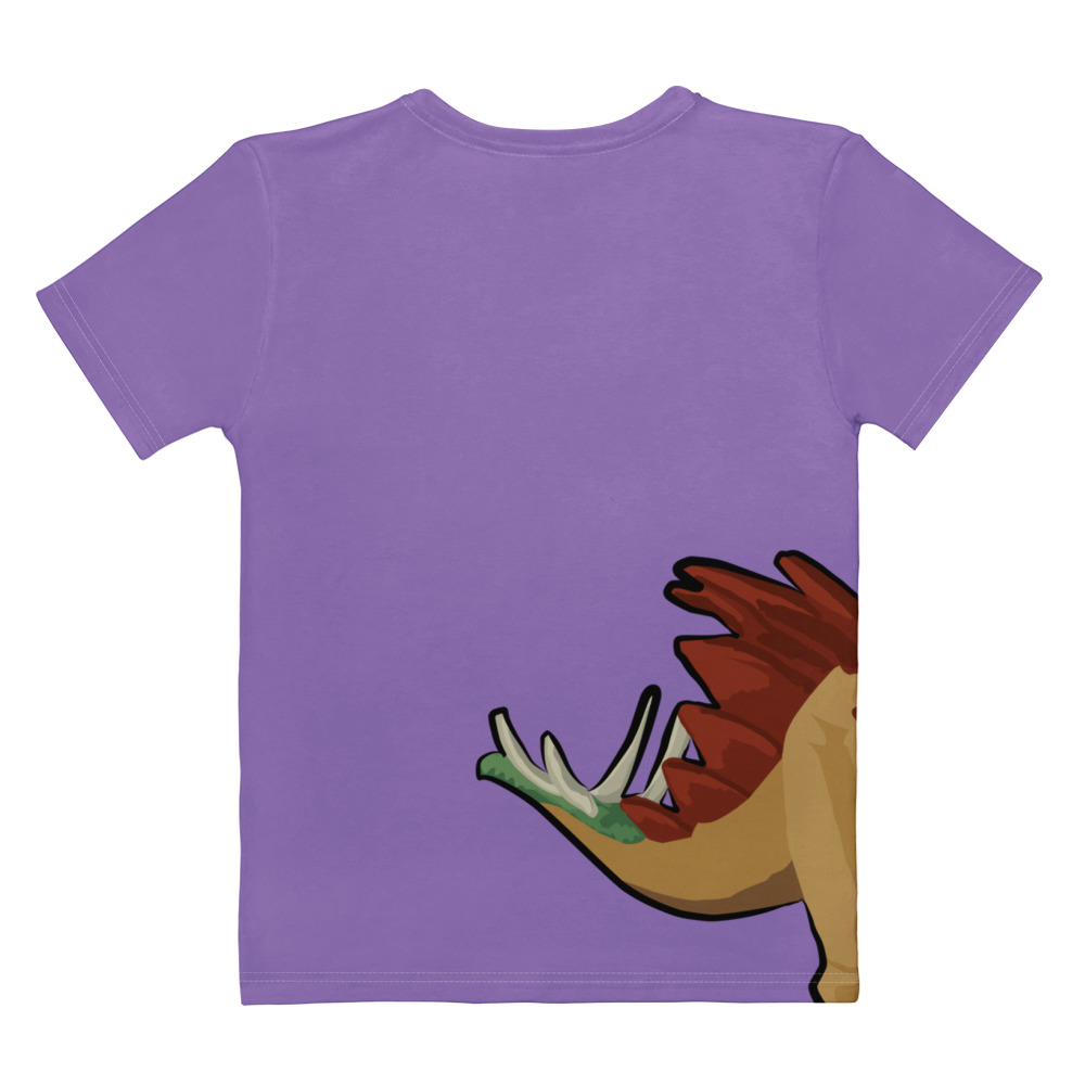 Stegosaurus cotton crew neck t-shirt (Women’s) - Image 2