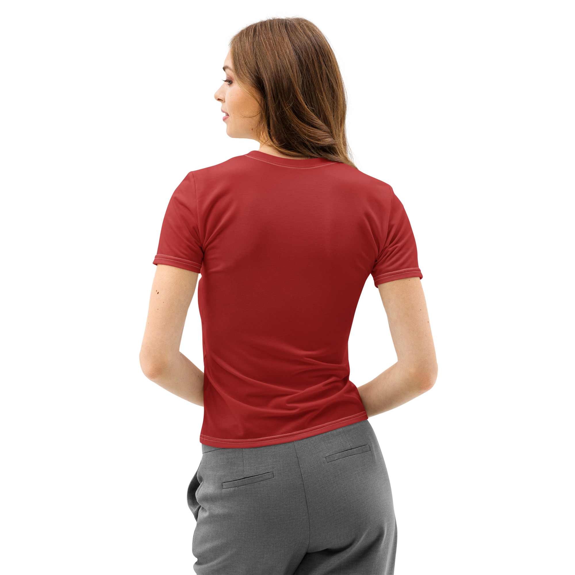 Vostok Women’s cotton crew neck t-shirt - Image 4