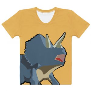 Triceratops cotton crew neck t-shirt (Women's)