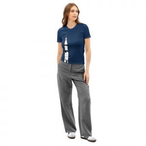 Saturn V Women’s cotton crew neck t-shirt