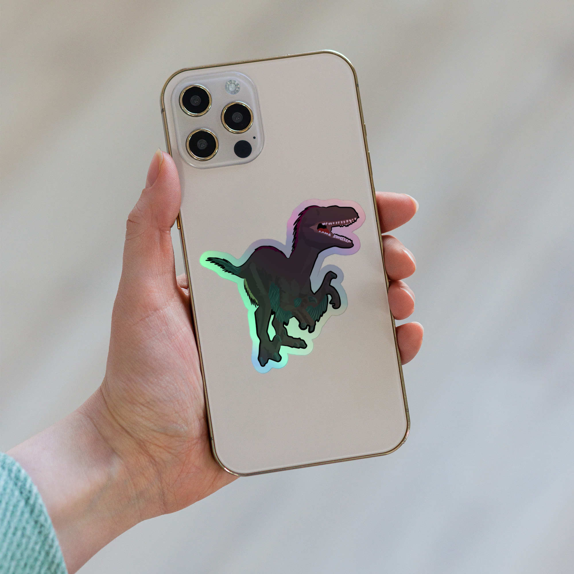 Velociraptor Holographic stickers - Image 4