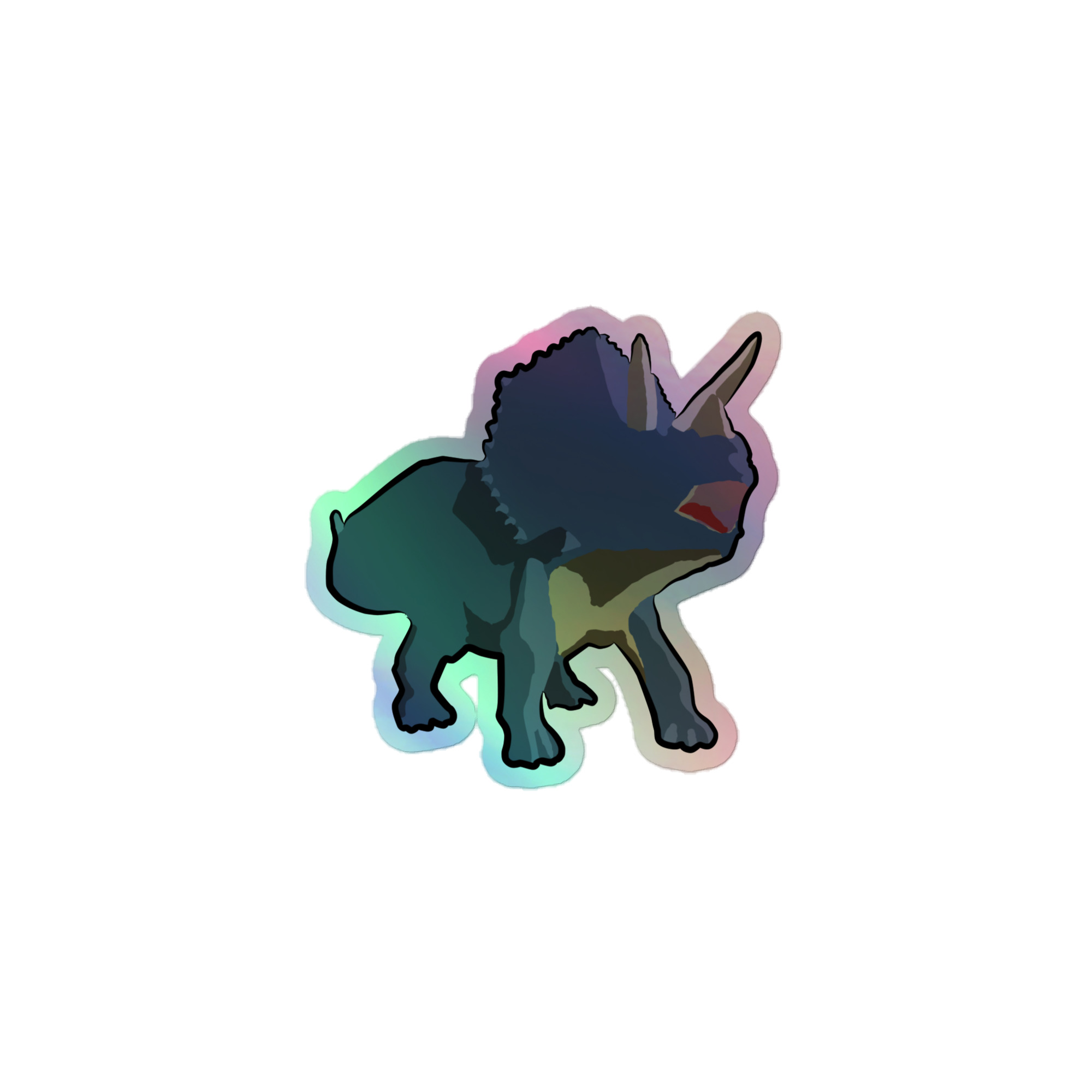 Triceratops Holographic stickers - Image 2