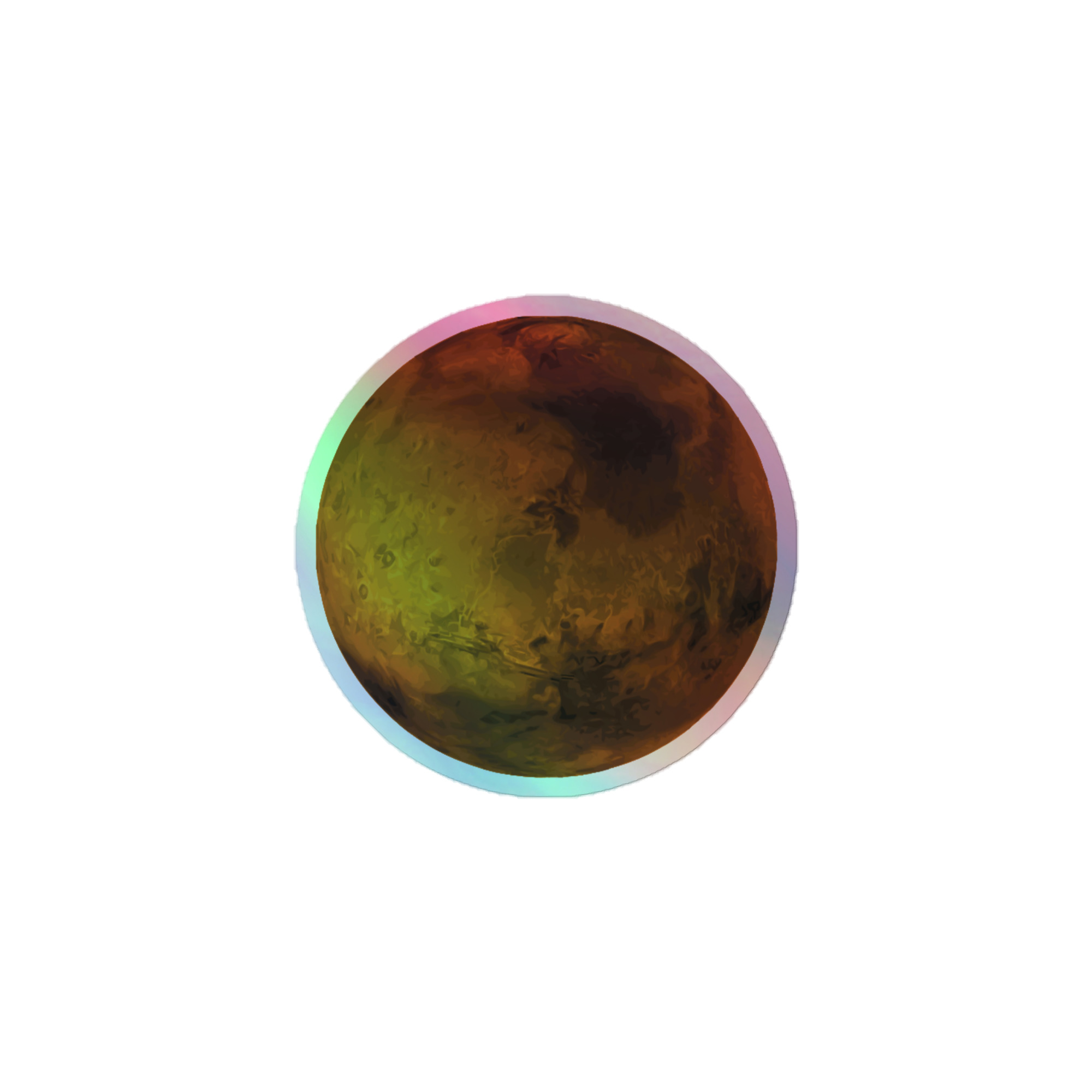 Mars Holographic stickers - Image 2