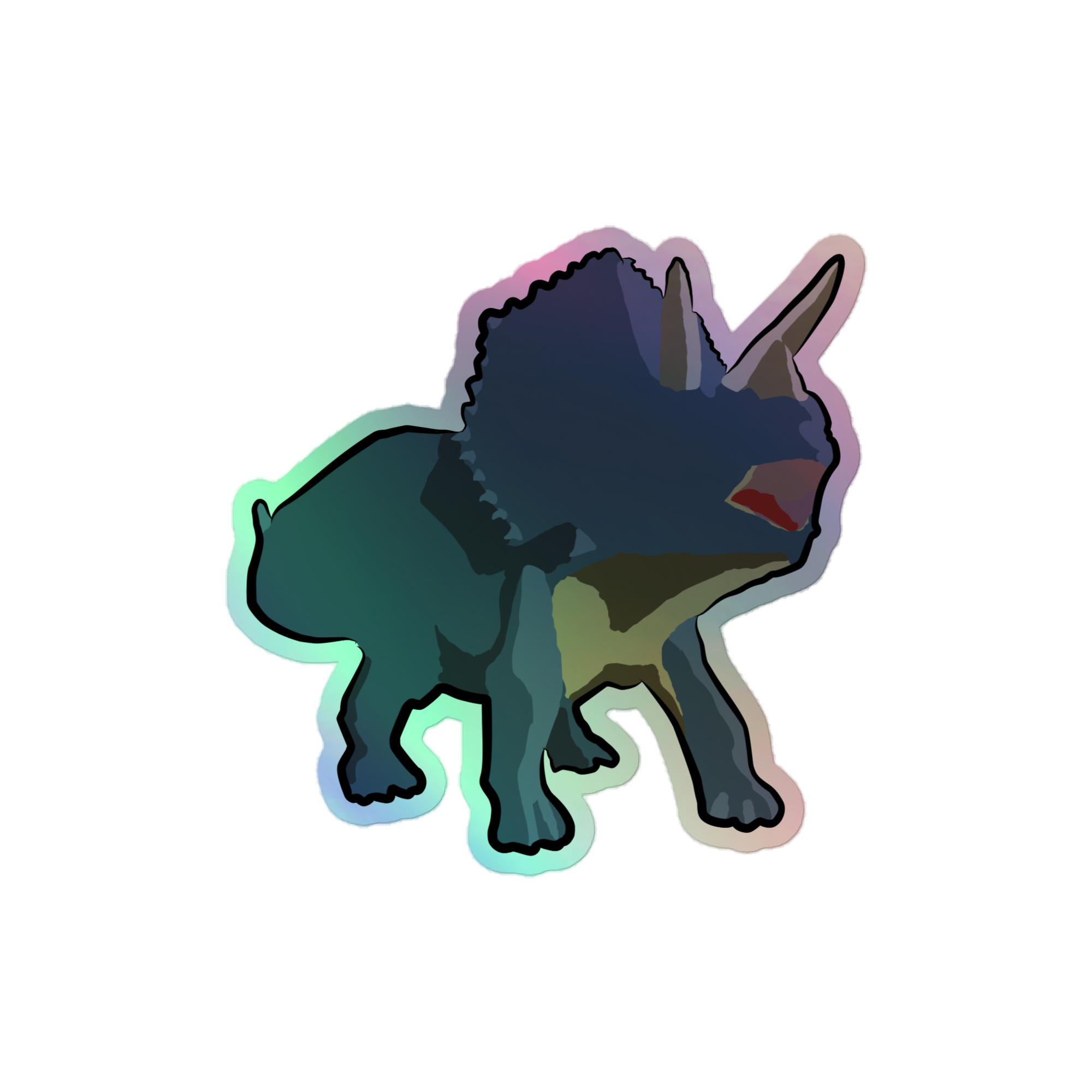 Triceratops Holographic stickers - Image 3
